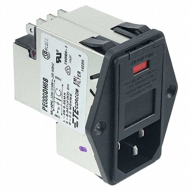 6609103-7 TE Connectivity Corcom Filters  Moduli di ingresso alimentazione (PEM)